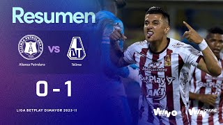 Alianza Petrolera vs Tolima resumen y goles  Liga BetPlay Dimayor 2023 2  Fecha 18 [upl. by Chatterjee]