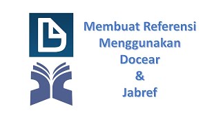 Membuat Daftar Pustaka  Referensi Menggunakan Docear dan JabRef Ke2 [upl. by Ecydnak878]