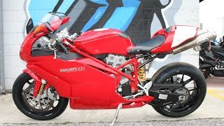 2005 Ducati 999 Monoposto  Sounds great with Remus Exhaust [upl. by Amapuna]