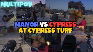 Manor vs Cypress in Cypress Turf After Jon Gets Caught Lacking MultiPOV  NOPIXEL 40 GTA RP [upl. by Ahsias]