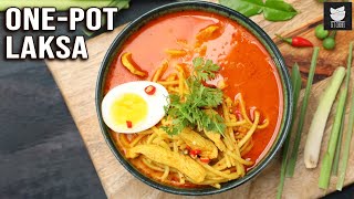 Malaysian Chicken Laksa A Comforting Bowl Of Noodles amp Curry [upl. by Malvin348]