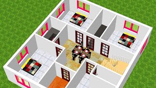 32X22 House Design2 Flate Ka ghar ka naksha सबसे अच्छा घर का नक्शाlow budget home design [upl. by Krishna]