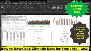 How to Download Climatic data for Free 1981 to 2021 [upl. by Labors]