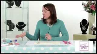 How to Make Jewelry Tutorial for Beginners Part 1 of 4 [upl. by Annatsirhc]