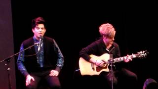 Adam Lambert  Better Than I Know Myself Acoustic live [upl. by Martyn793]