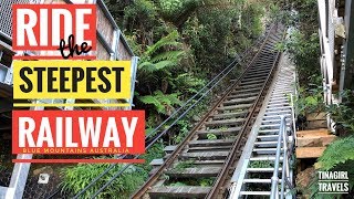 Steepest Passenger Railway Blue Mountains Australia [upl. by Ysirhc]