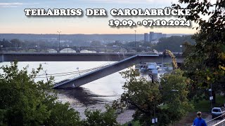 Aktuelles zur Carolabrücke Dresden  Teilabriss Teil 2 1909  07102024 [upl. by Vilberg]