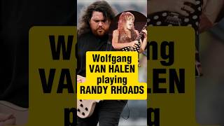 Wolfgang Van Halen Shredding Crazy Train Randy Rhoads Ozzy classicrock eddievanhalen guitar [upl. by Hsuk]