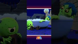 🧟Green Monster Following the Zombie💀shorts zombieland kidssongs halloween [upl. by Arnelle]