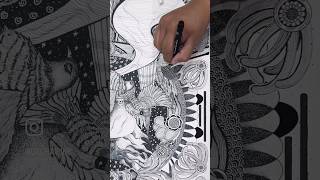 The Namesake inkart art lineart artchallenge artist illustration drawing painting ytshorts [upl. by Menashem]