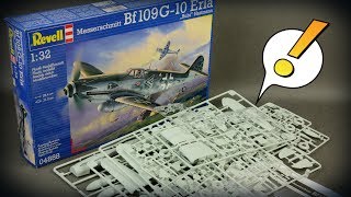 Messerschmitt Bf 109 G10 Erla  Revell 132 04888  unboxing [upl. by Herrah477]