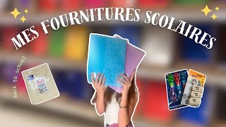 BACK TO SCHOOL  mes fournitures scolaires 2024 [upl. by Airekahs]