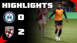 Hartford Athletic 02 Loudoun United FC  Match Highlights  USL Championship [upl. by Kceb]