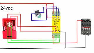 machine door interlocks safety relay wiring diagram [upl. by Wetzel539]