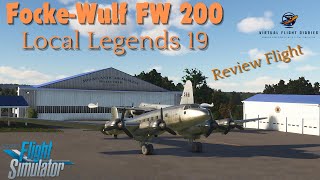 Microsoft Flight Simulator Fockewulf FW 200 CondorAircraft Review msfs2020 inibuilds [upl. by Jaret316]