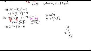 Solving binomials by factoring basic algebra [upl. by Ellinet]