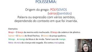 9° ano  Explicação sobre Polissemia e Ambiguidade 2204 [upl. by Irtak]