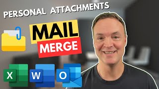 Mail Merge Custom Attachments Subjects BCCCC Word Excel Outlook [upl. by Gow]