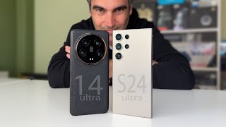 Xiaomi 14 Ultra vs Samsung Galaxy S24 Ultra  ¿CUÁL ES MEJOR [upl. by Aunson813]