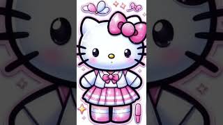 Hello Kitty Love Toca Boca tocalifeword tocaword tocalifeword1 shortsvideo short [upl. by Acinemod942]