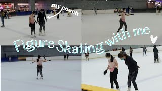 Figure Skating Vlog ⛸❄ figure skating lessons  beginner SM MOA Philippines 002 [upl. by Sigismund297]