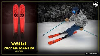 2022 Volkl M6 Mantra Ski Review with SkiEssentialscom [upl. by Narayan]