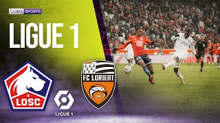 Lille vs Lorient  LIGUE 1 HIGHLIGHTS  011424  beIN SPORTS USA [upl. by Magulac]