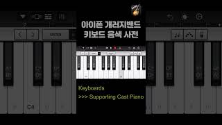 Supporting Cast Piano  iPhone Garageband keyboard tone [upl. by Winonah]