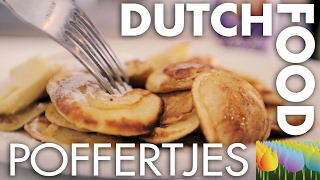 Traditional Dutch food  Poffertjes recipe  Holland Holiday [upl. by Bolme212]