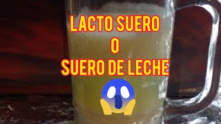 Como hacer suero de leche quotlacto sueroquot💪para que sirve🇪🇨 [upl. by Searle]