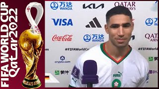 Achraf Hakimi Post Match Interview I Morocco 21 Canada I World Cup Qatar 2022 [upl. by Marcellina617]