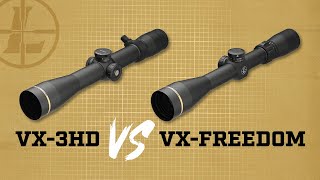 Leupold VX3HD vs VXFreedom Riflescope [upl. by Lyn]