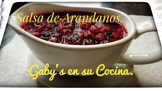 Como hacer Salsa de Arandanos CRANBERRY SAUCE 102 ❤️😋😋 [upl. by Eidda415]