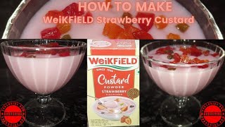 ❤️ How To Make quotWeiKFiELD Strawberry 🍓 Custardquot  Fruit Custard Recipe in Hindi 🍨💗😋✌️ [upl. by Reinald]