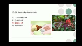 Pharmacognosy MCQ 26  50  Pharma MCQnest by PharmaElite [upl. by Allegra]