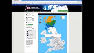 Colour Your Own Postcode Area Map [upl. by Ahsilahk]