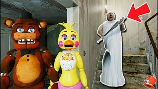 ANIMATRONICS vs GRANNYS REVENGE GTA 5 Mods FNAF RedHatter [upl. by Ahsael]