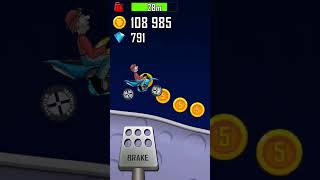 Bike on moon under hill climb racing moon hillclimbingracing sanketplays [upl. by Esnofla]