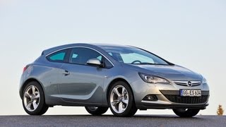 Opel Astra GTC jagt den VW Scirocco [upl. by Ailegave]