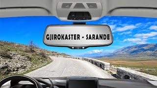 Driving to Saranda from Gjirokastra  🇦🇱 Albania 2020 Roof Cam MTravelVlog [upl. by Doretta]