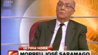 Saramago sobre Cavaco Silva [upl. by Omsoc]