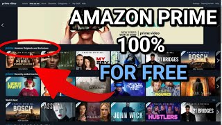 How To Get Amazon Prime FOR FREE 2024 [upl. by Middendorf]