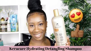 FAV PRODUCTS SERIES  KERACARE HYDRATING DETANGLING SHAMPOO  RELAXED HAIR [upl. by Ynnaj]