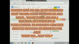 Sortei de uma host no Serverpro Com 800 creditos [upl. by Reahard]