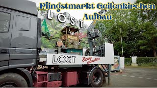 Pfingstmarkt Geilenkirchen Aufbau 2024 4K [upl. by Emilio93]