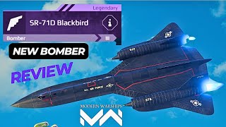 Modern Warships SR71D Blackbird  New Legendary Bomber Review [upl. by Brightman]