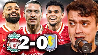 LIVERPOOL Are FAVOURITES In Premier League Title Race Liverpool 20 Villa [upl. by Nelaf]