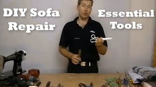 DIY Sofa Repair Must Have Tools for Perfect Restoration  For Beginners [upl. by Anaira]