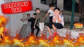 YERDE LAV VAR CHALLENGE  THE FLOOR İS LAVA CHALLENGE [upl. by Ailaro688]