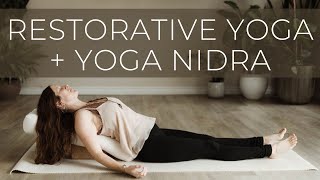 Restorative Yoga  Yoga Nidra [upl. by Eilra]